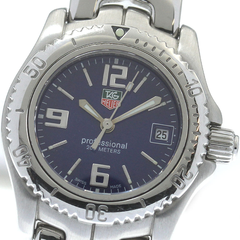 TAG HEUER Link WT1413 Date Navy Dial Quartz Ladies Watch_872007