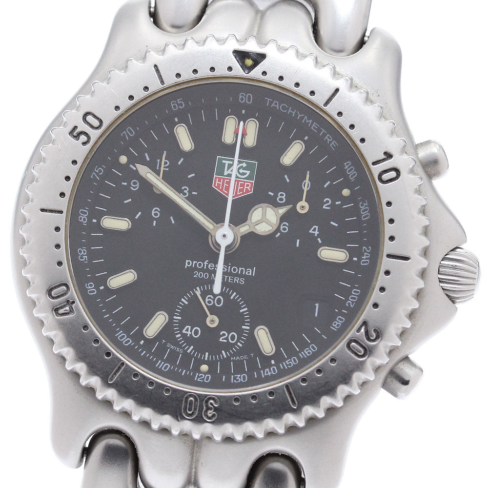 TAG HEUER S/el S39.306 Date Chronograph black Dial Quartz Men's Watch_872010