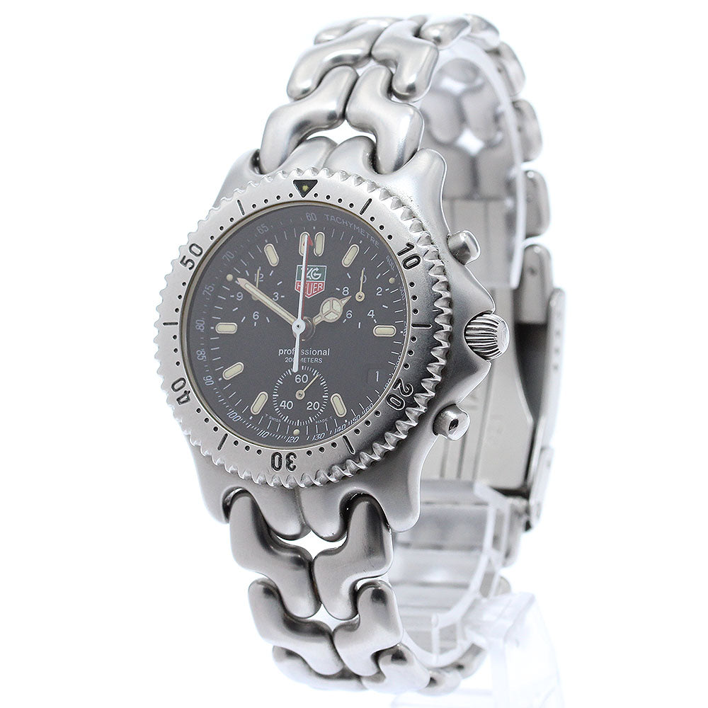 TAG HEUER S/el S39.306 Date Chronograph black Dial Quartz Men's Watch_872010