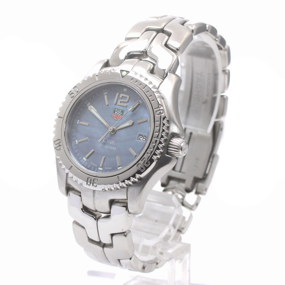 TAG HEUER Link WT121L Date Blue shell Dial Quartz Men's Watch_872014