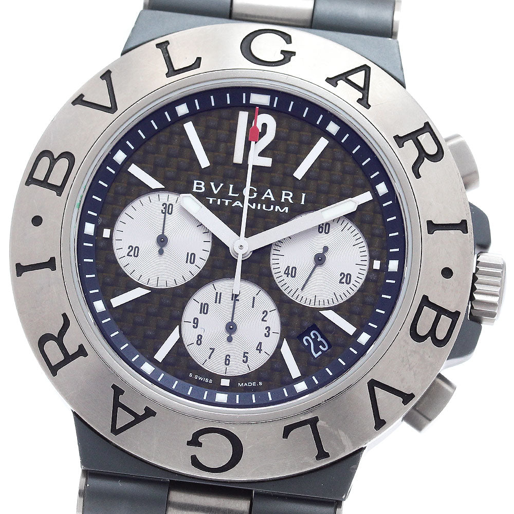 BVLGARI Diagono Titanium TI44TACH Chronograph Automatic Men's Watch_872018