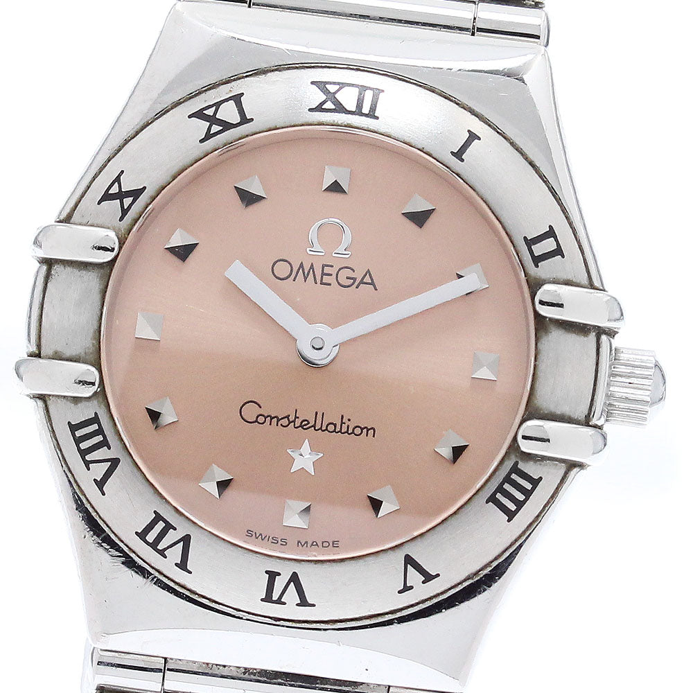 OMEGA Constellation Mini My Choice 1561.61 pink Dial Quartz Ladies Watch_872024