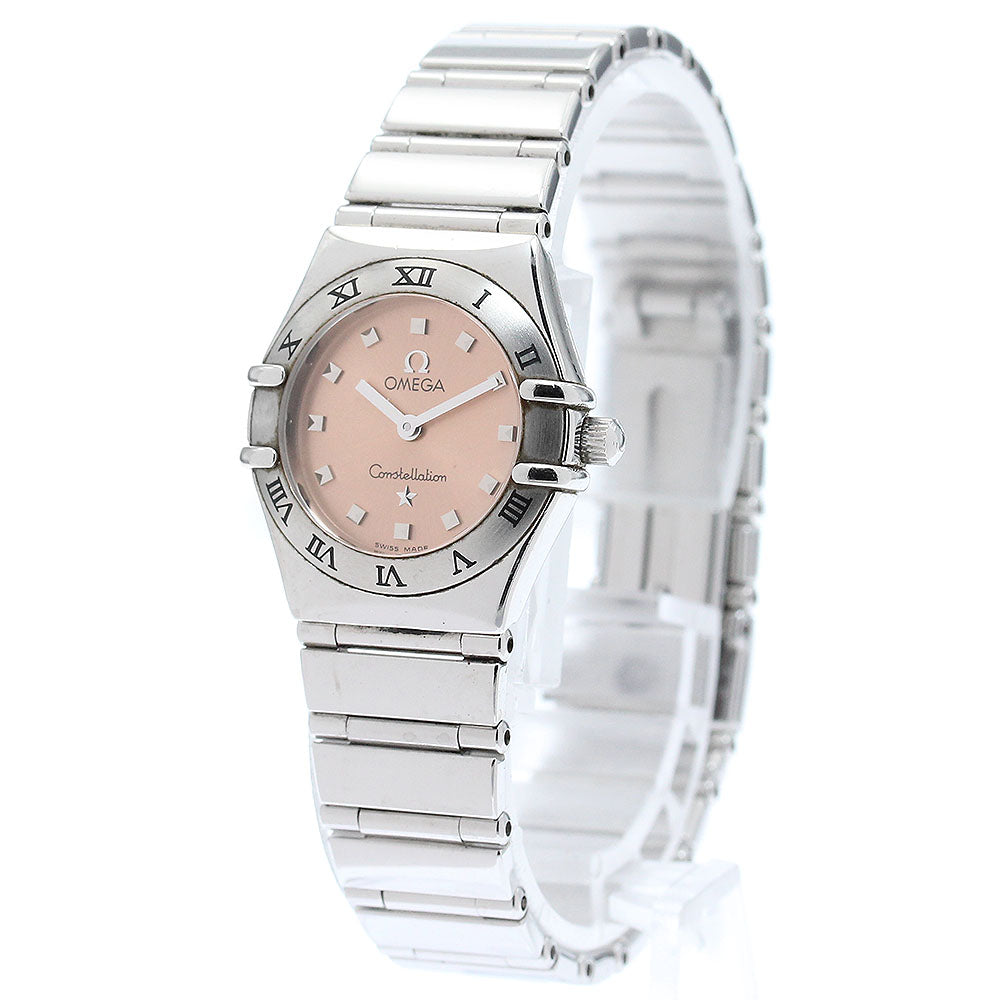OMEGA Constellation Mini My Choice 1561.61 pink Dial Quartz Ladies Watch_872024