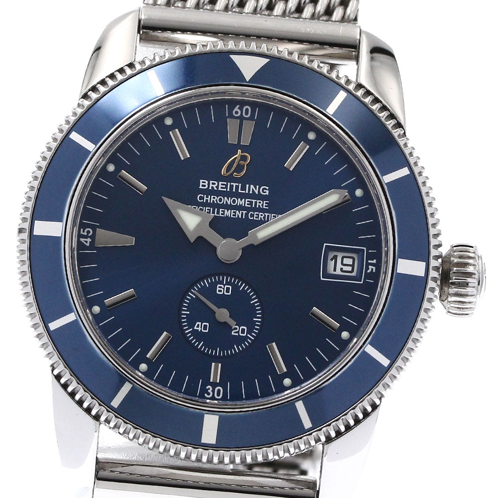 BREITLING Super Ocean Heritage 38 A37320 blue Dial Automatic Men's Watch_872031