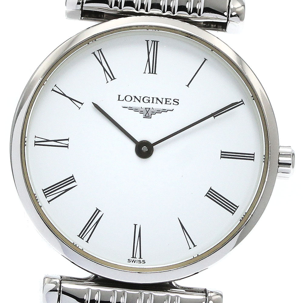 LONGINES Grand classic L4.209.4 white Dial Quartz Ladies Watch_872037