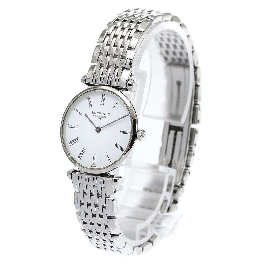 LONGINES Grand classic L4.209.4 white Dial Quartz Ladies Watch_872037