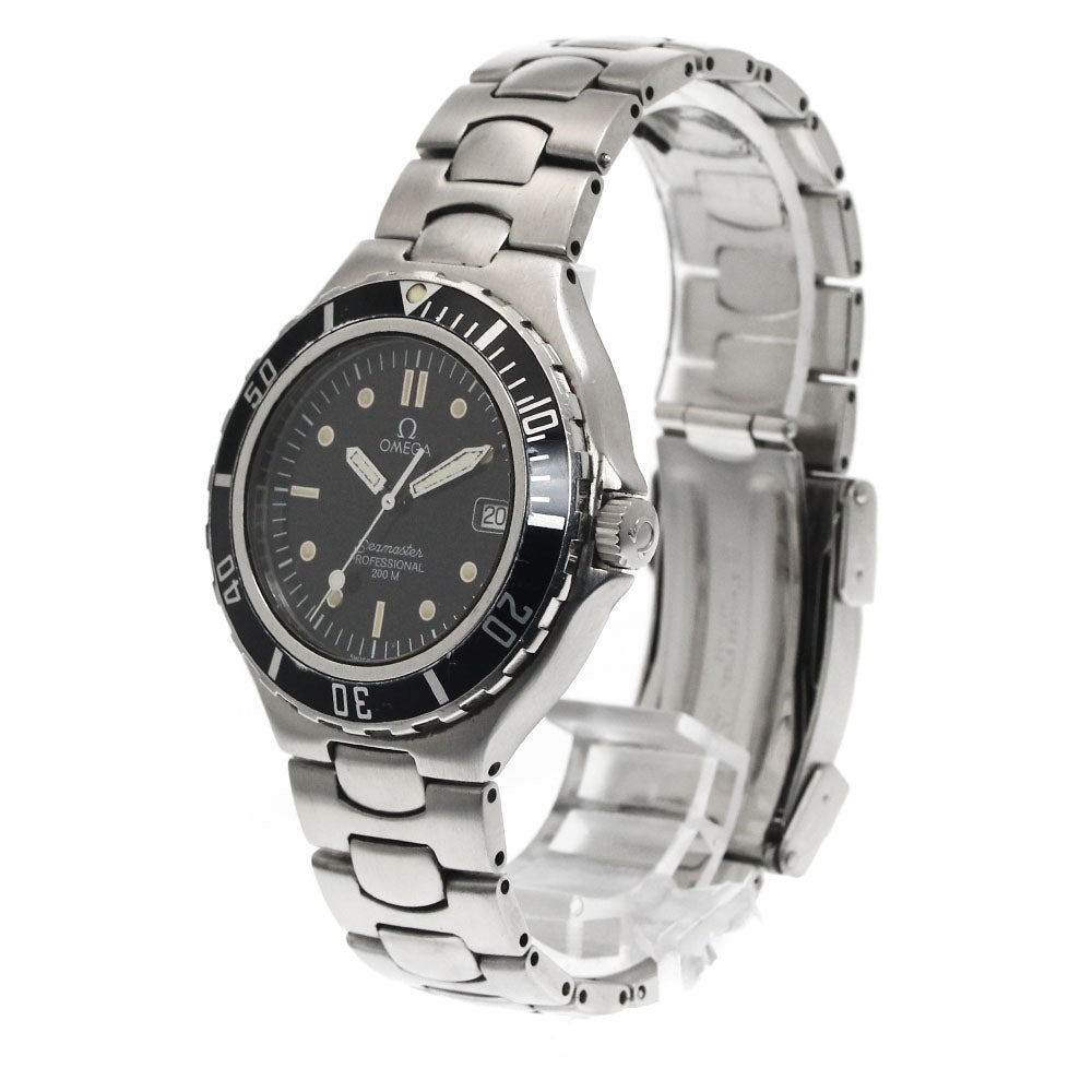 OMEGA Seamaster200m 2850.50 Date Black Dial Quartz Men's Watch_872041
