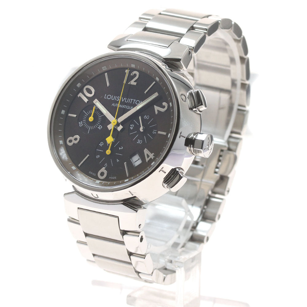 LOUIS VUITTON Tambour Q1121 Chronograph Brown Dial Automatic Men's Watch_872055