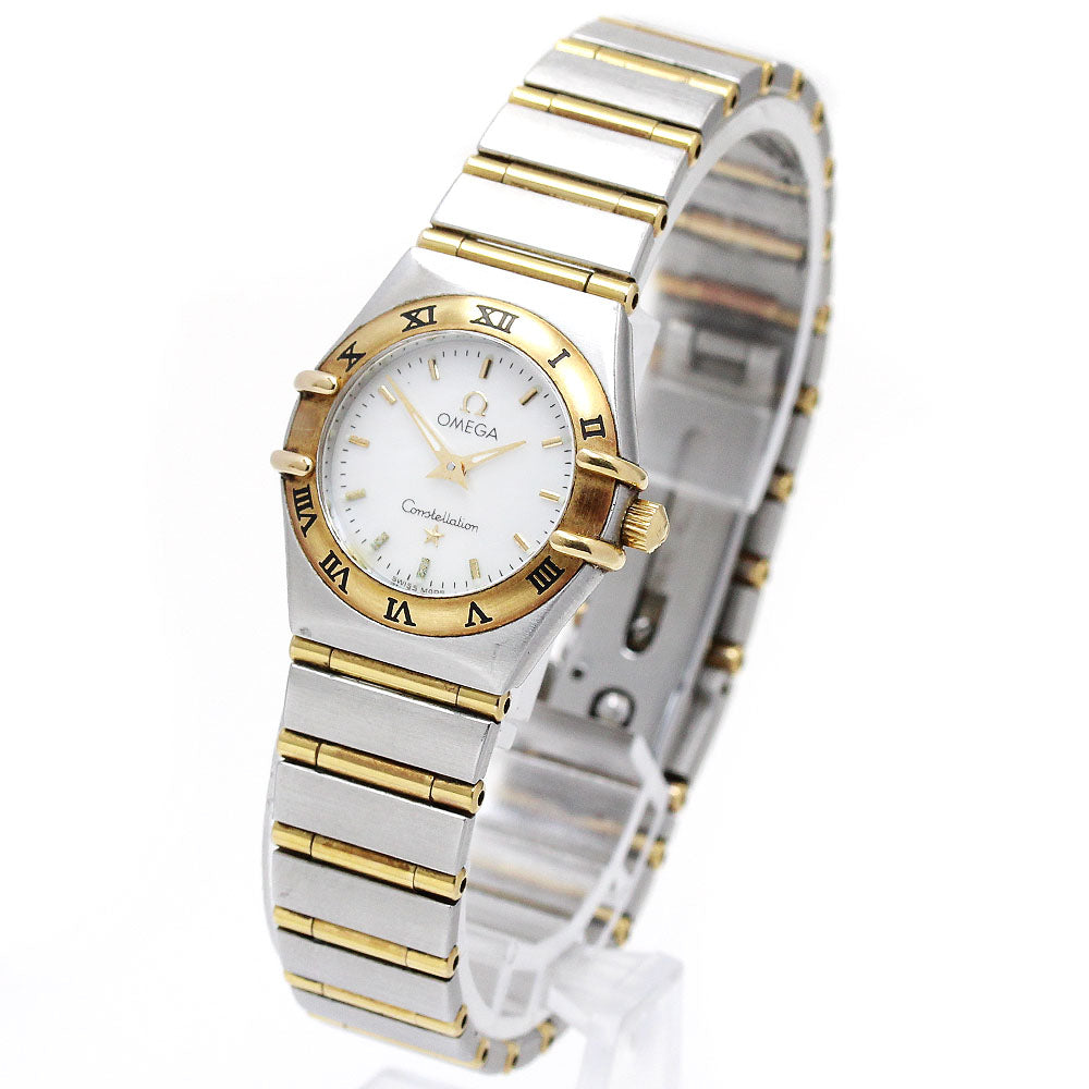 OMEGA Constellation 1272.70 full bar White shell Dial Quartz Ladies Watch_872063