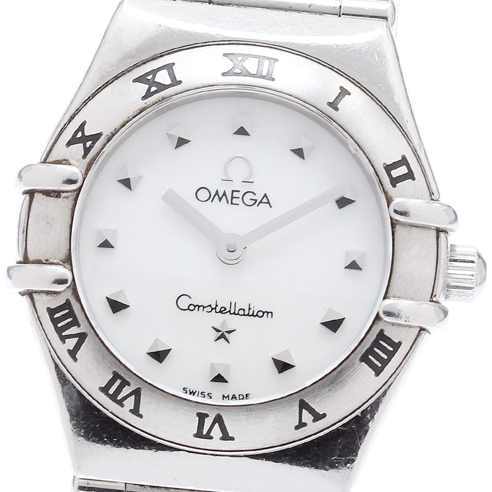 OMEGA Constellation White shell Dial Quartz Ladies Watch_872069
