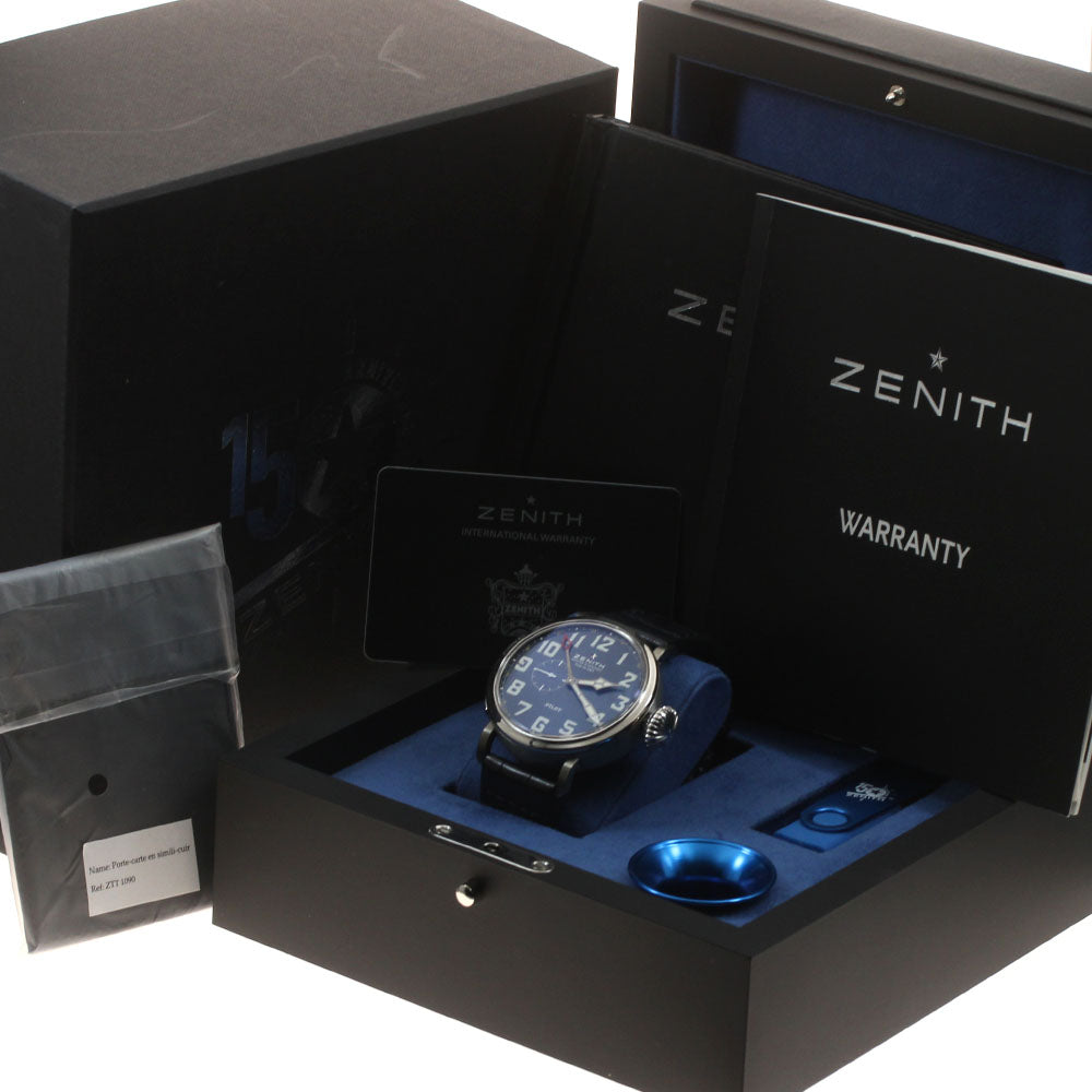 ZENITH Pilot Type 20 GMT 150th Anniversary Model 95.2430.693/51.C751 blue Dial Automatic Men's Watch_872076