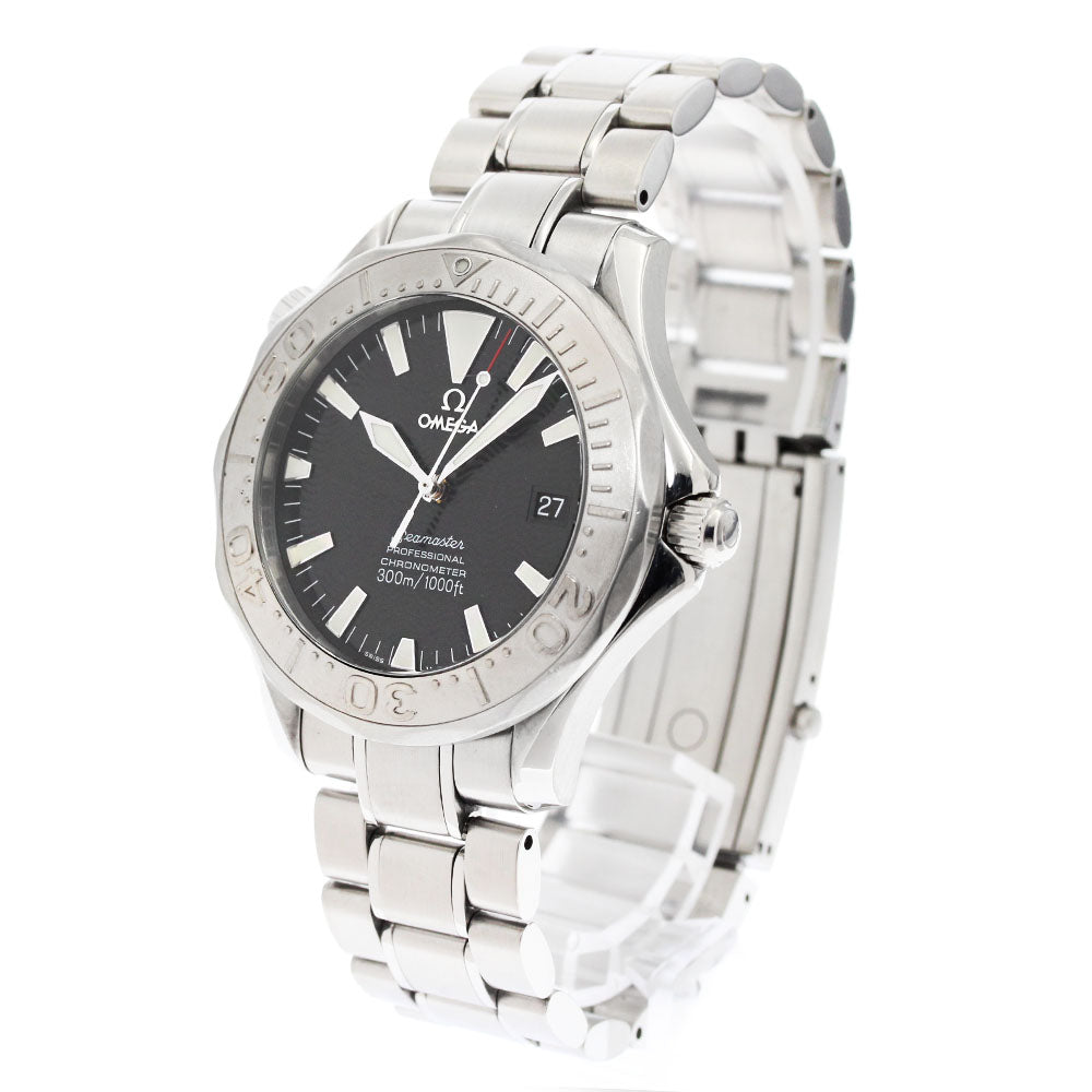 OMEGA Seamaster300 2230.50 WG bezel date black Dial Automatic Men's Watch_872084