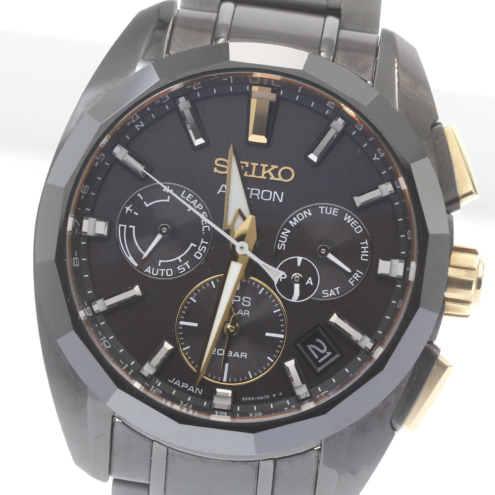 SEIKO Astron Kintaro Hattori 160th Anniversary Limited Edition SBXC073/5X53-0BB0 GPS black Dial Solar Powered Radio Men's Watch_872423