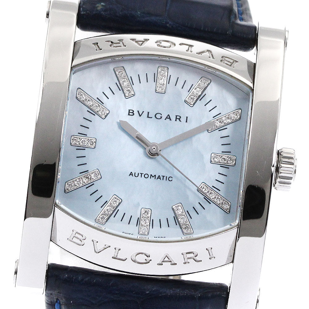 BVLGARI Assioma AA44S diamond Blue shell Dial Automatic Men's Watch_872426
