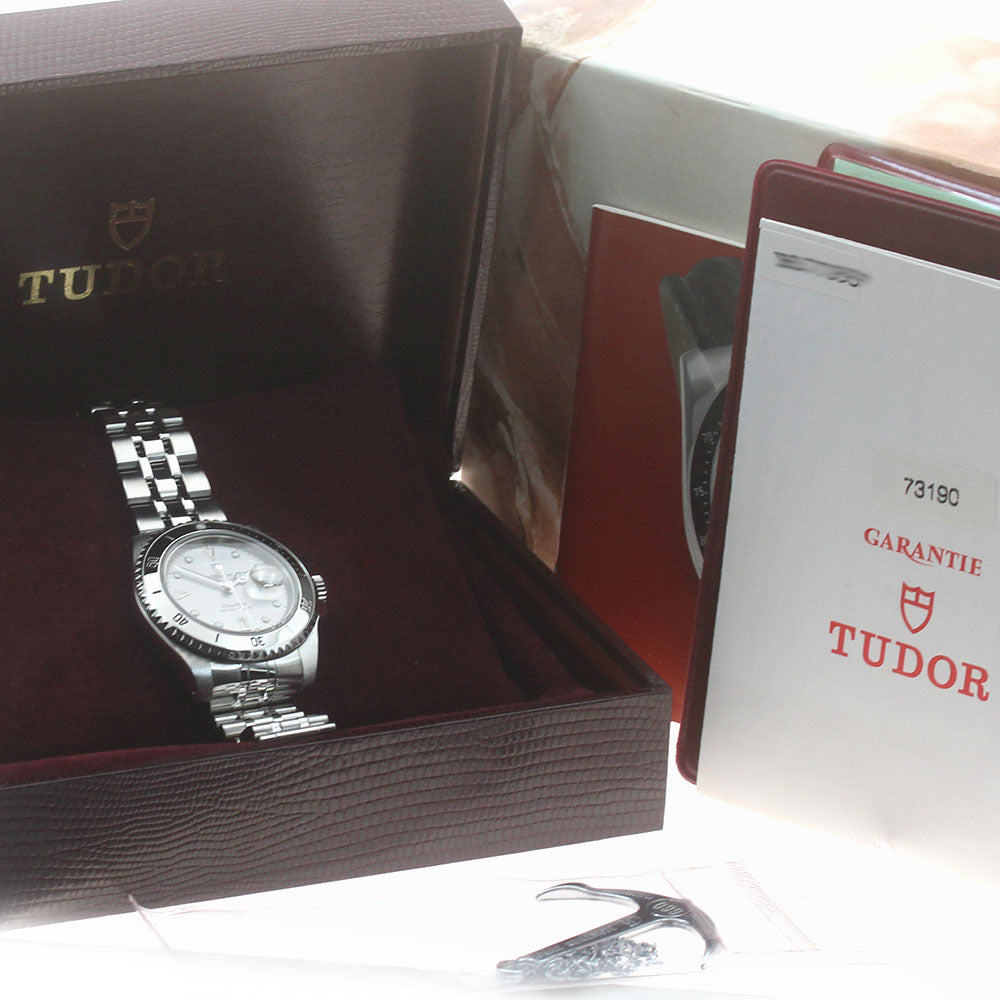 TUDOR Prince Date Mini Sub 73190 Cal.2671 Silver Dial Automatic Boy's_872432