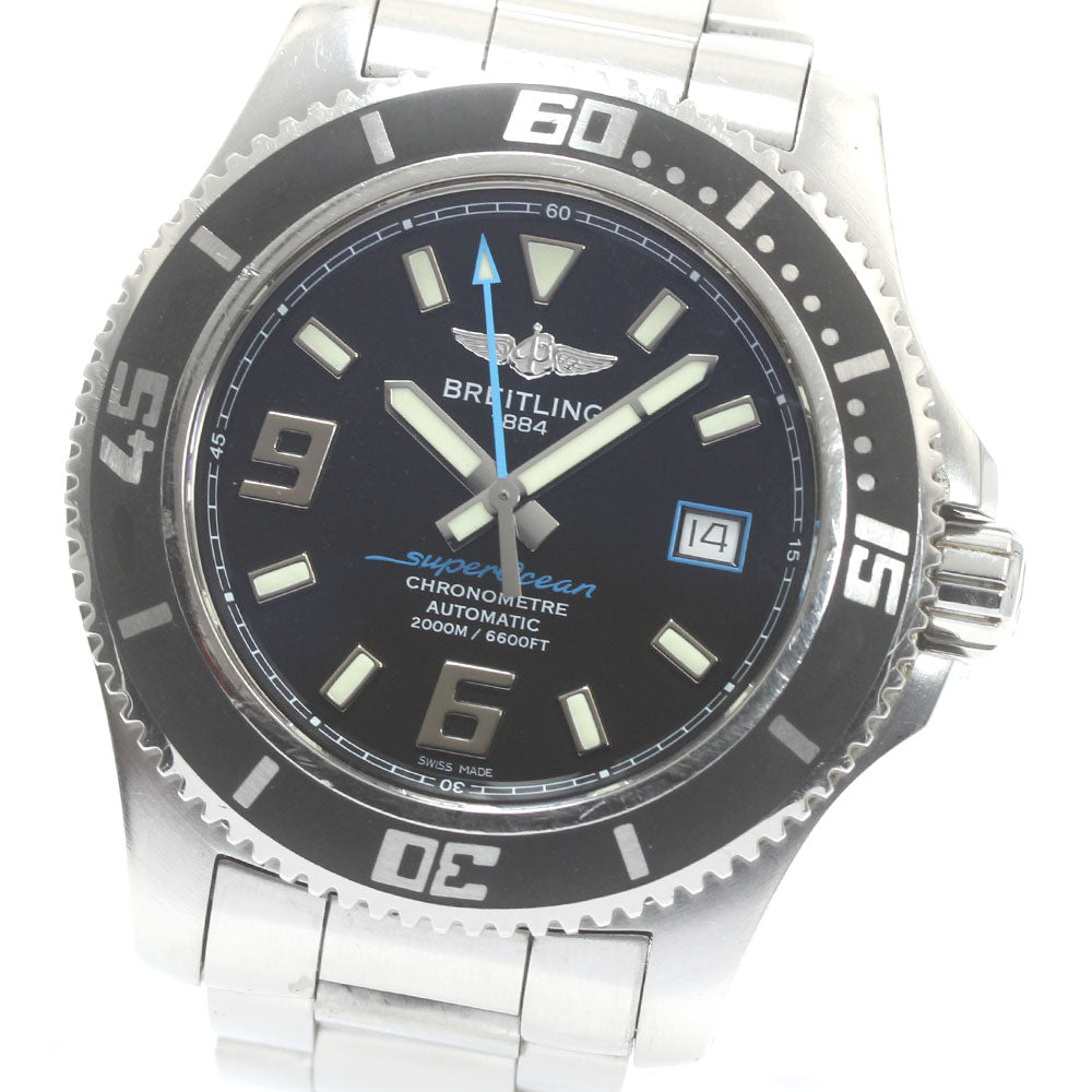 BREITLING Super Ocean 44 A17391 Date black Dial Automatic Men's Watch_872433