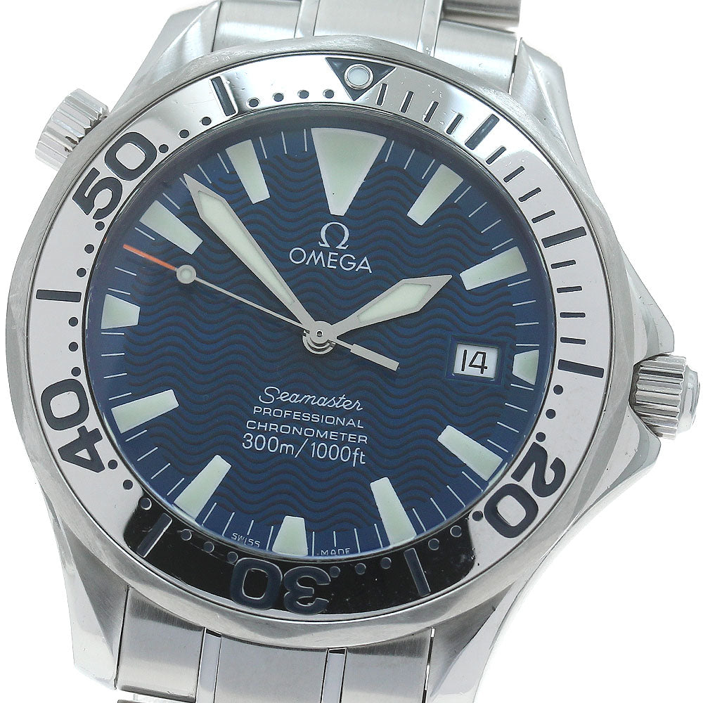 OMEGA Seamaster300 2255.80 Date blue Dial Automatic Men's Watch_872441