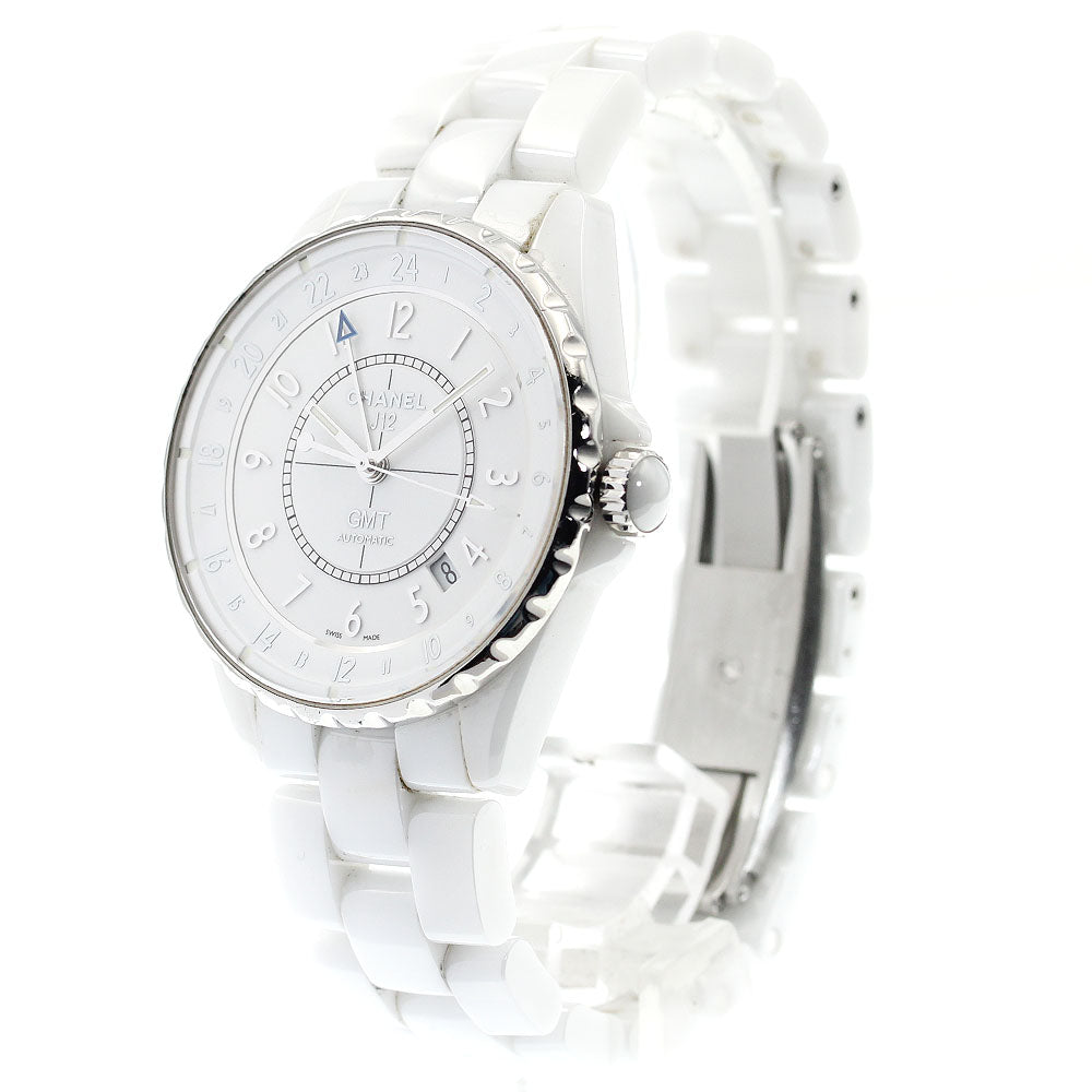 CHANEL J12 White Ceramic GMT white Dial Automatic Men's Watch_872457