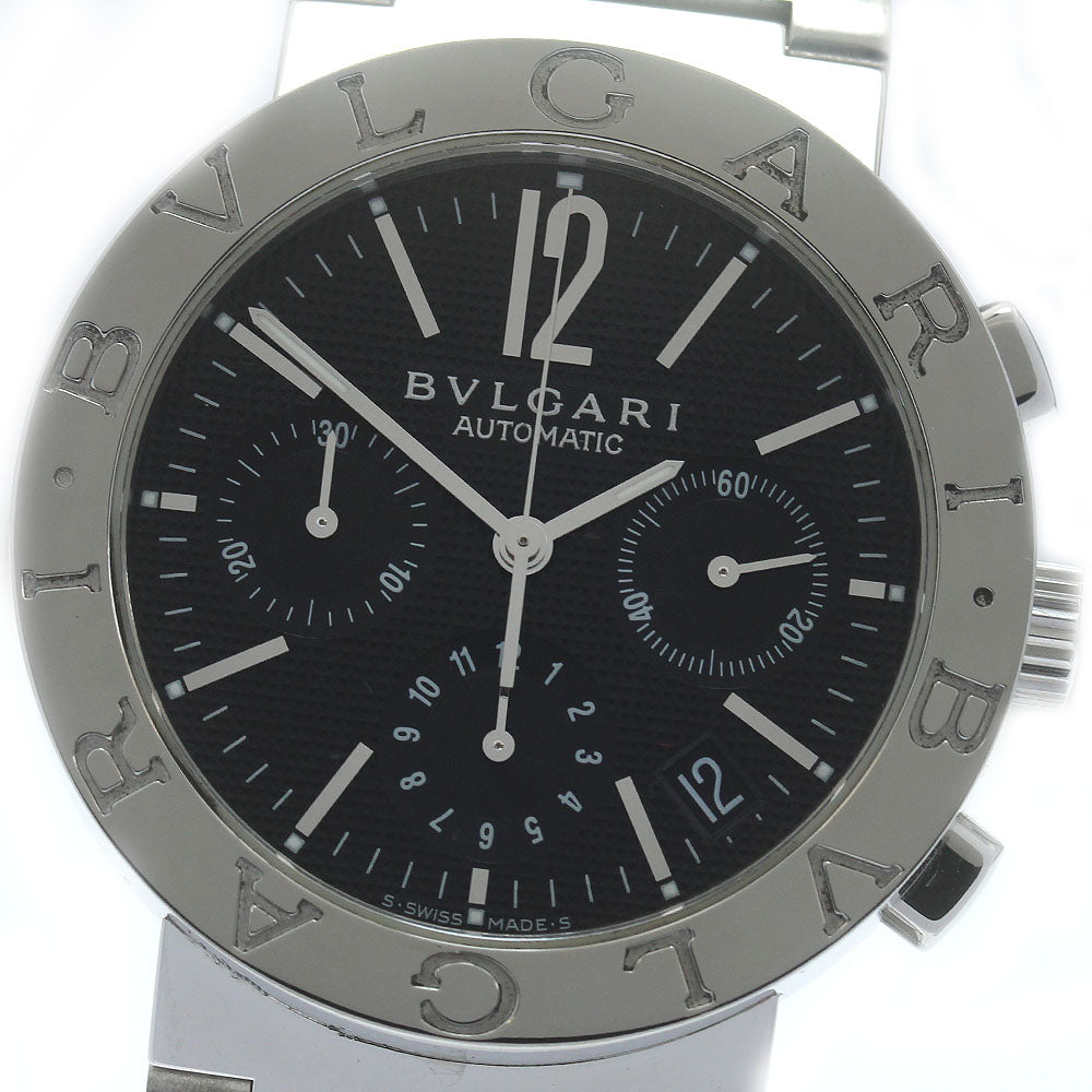 BVLGARI BVLGARIBVLGARI BB38SSCH Chronograph black Dial Automatic Men's_872474