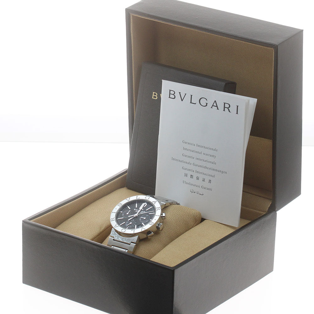BVLGARI BVLGARIBVLGARI BB38SSCH Chronograph black Dial Automatic Men's_872474