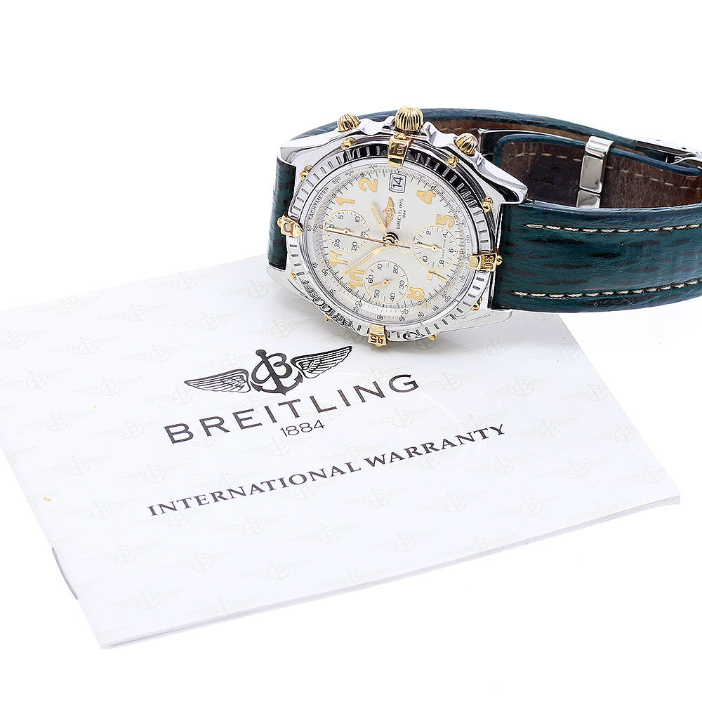 BREITLING Chronomat Bikoro B13050.1 Chronograph beige Dial Automatic Men's Watch_872481