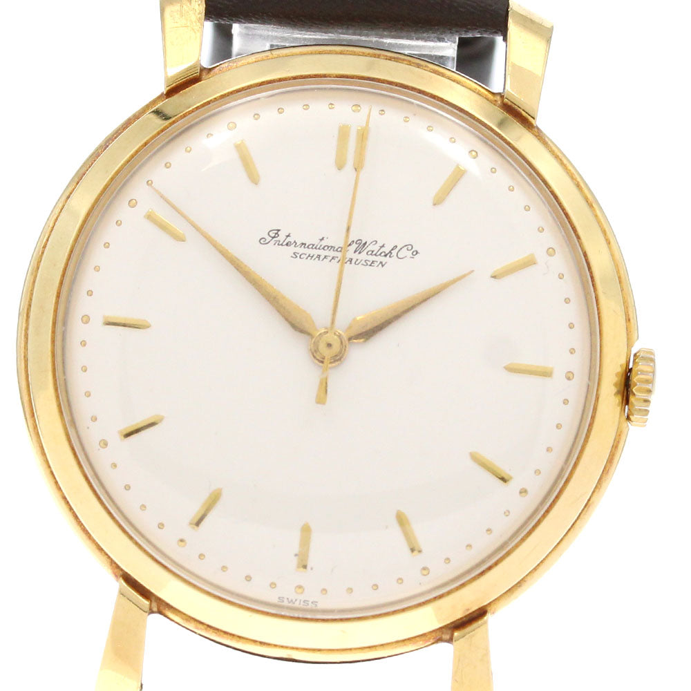 IWC SCHAFFHAUSEN K18YG Cal.89 Vintage Hand Winding Men's Watch_872483