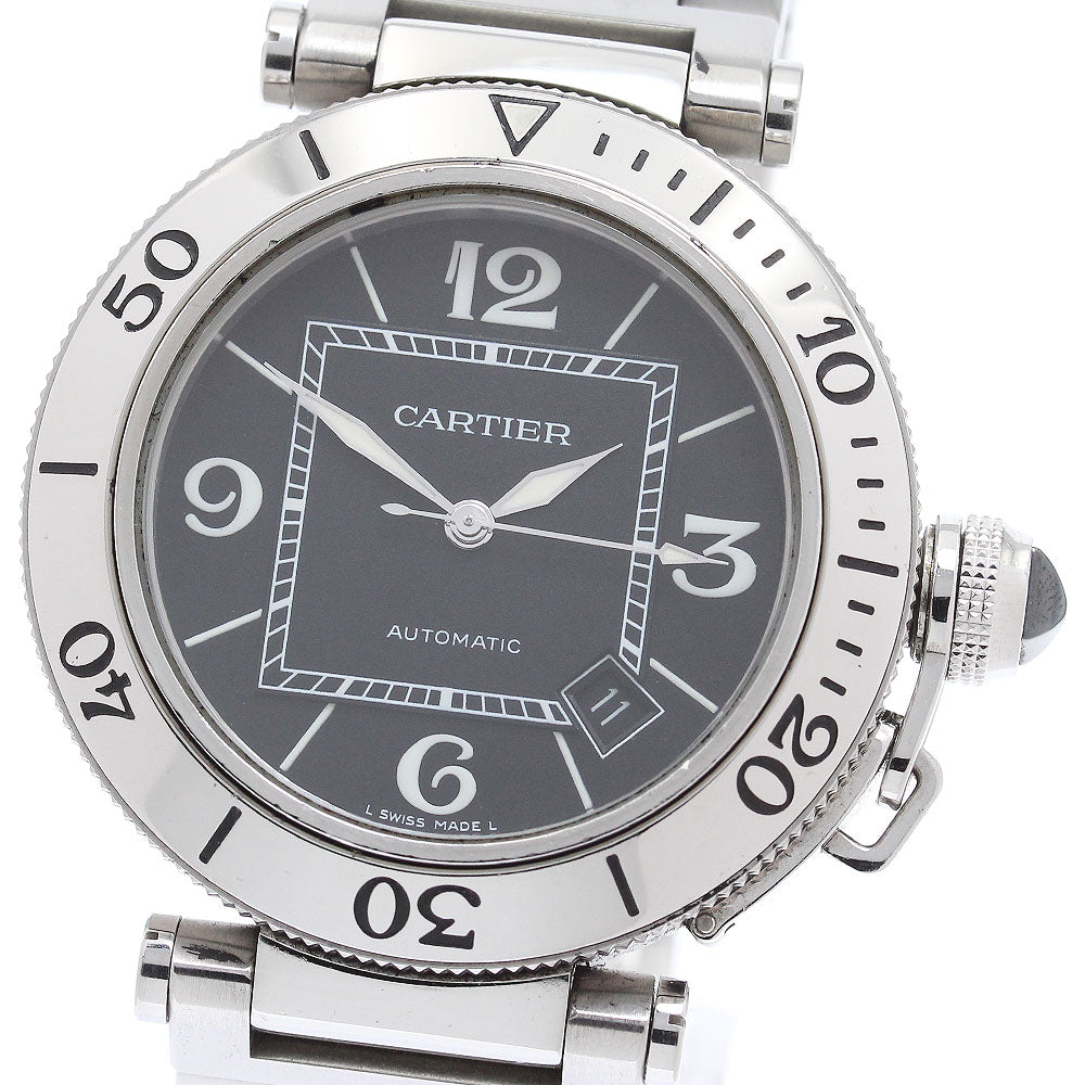CARTIER Pacha Sea timer W31077M7 Date black Dial Automatic Men's Watch_872506