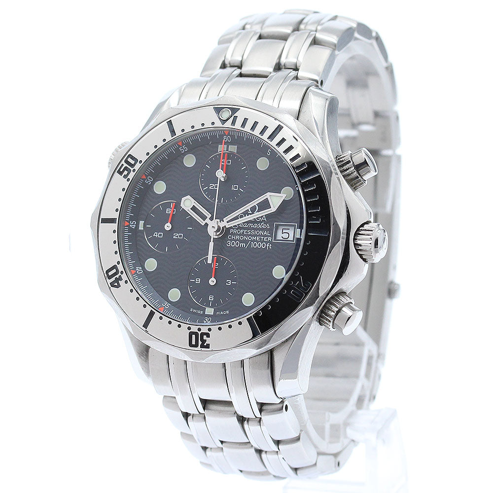 OMEGA Seamaster300 2598.80 Date Chronograph Navy Dial Automatic Men's _872515