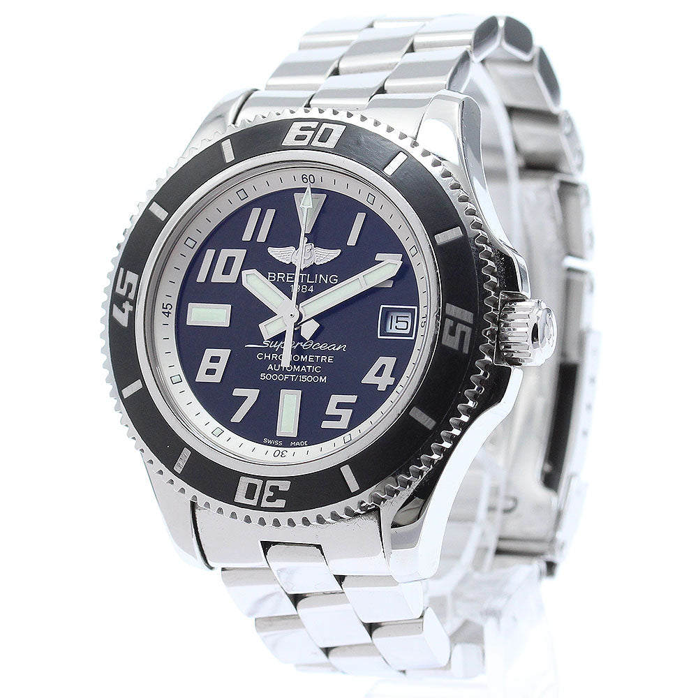 BREITLING Super Ocean 42 A17364 Date Black Dial Automatic Men's Watch_872521
