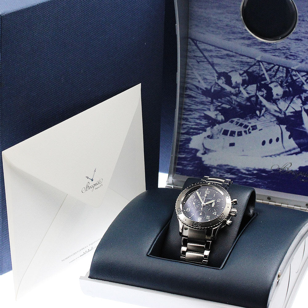Breguet Transatlantic Type XX 3820 Chronograph black Dial Automatic Men's_872555
