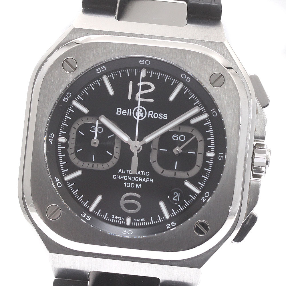 Bell＆Ross BR05 Chrono Black Steel BR05C-BL-ST/SRB Automatic Men's Watch_872561