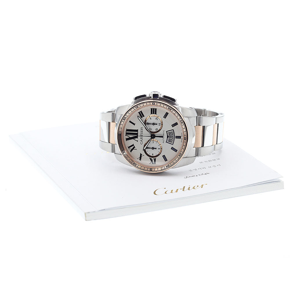 CARTIER Calibre de Cartier W7100042 Date Chronograph AT Men's Watch_872579