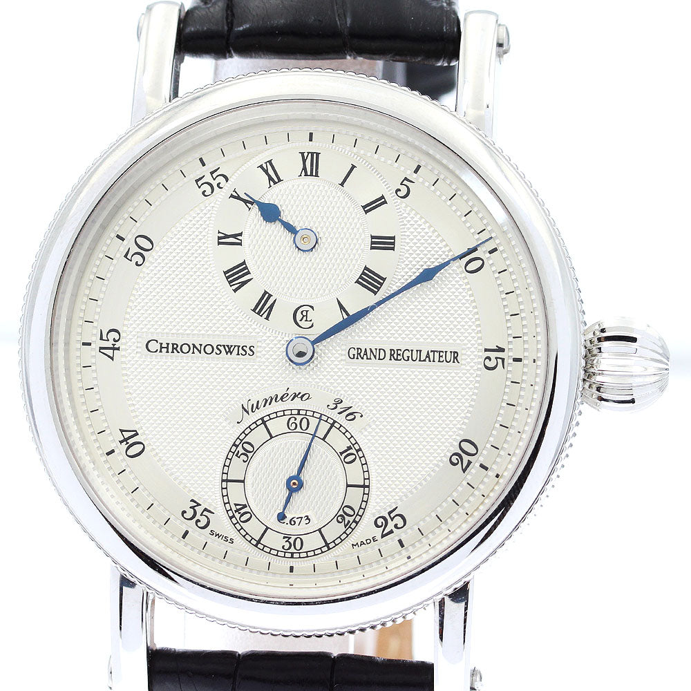 Chronoswiss Grand regulator CH6723 Chronometer Silver Dial Hand Winding Men's Watch_872604
