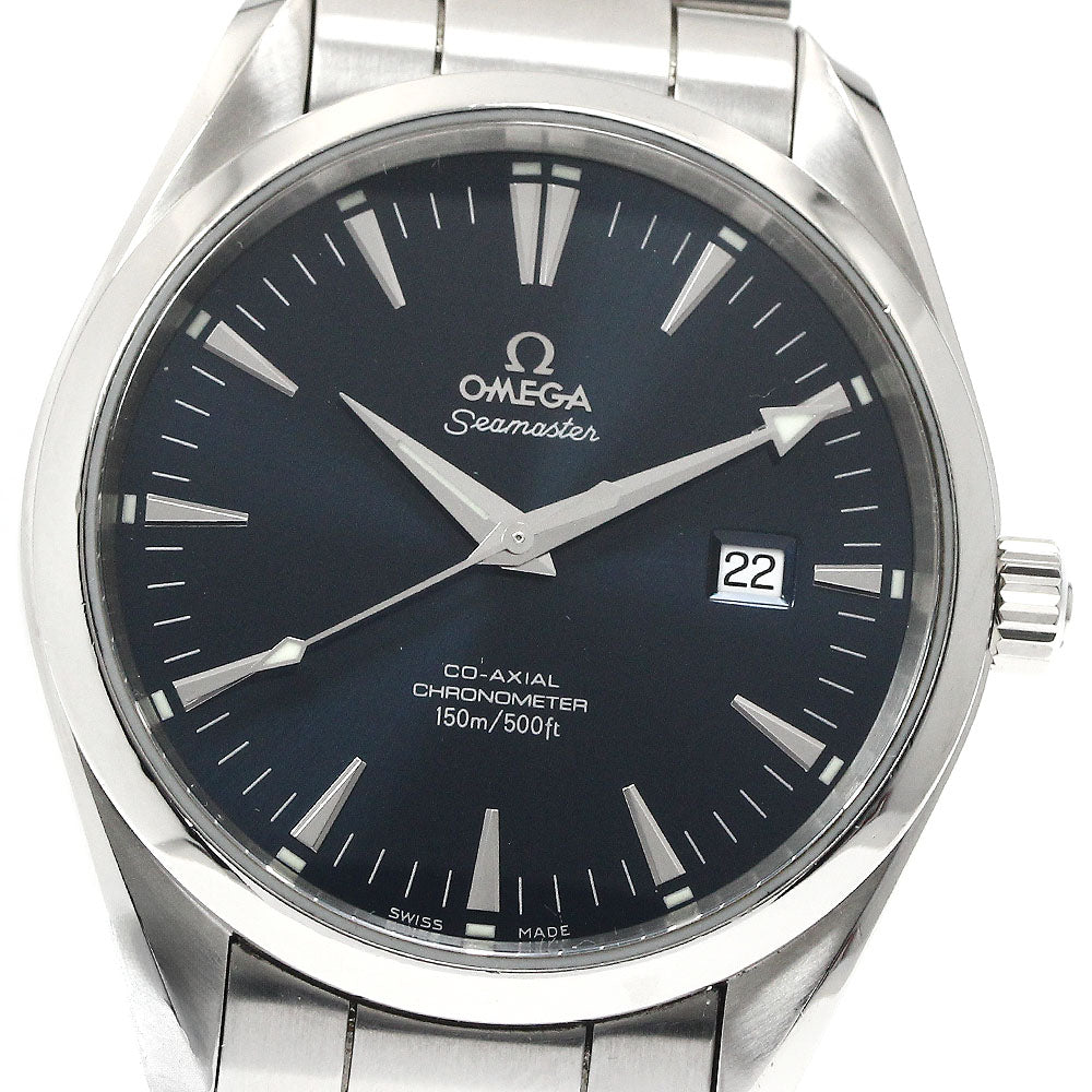 OMEGA Seamaster Aqua Terra 2502.80 Date Navy Dial Automatic Men's Watch_872609