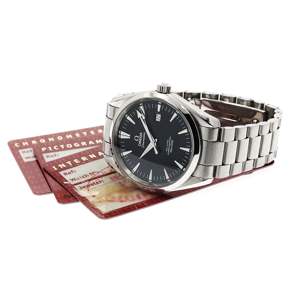 OMEGA Seamaster Aqua Terra 2502.80 Date Navy Dial Automatic Men's Watch_872609