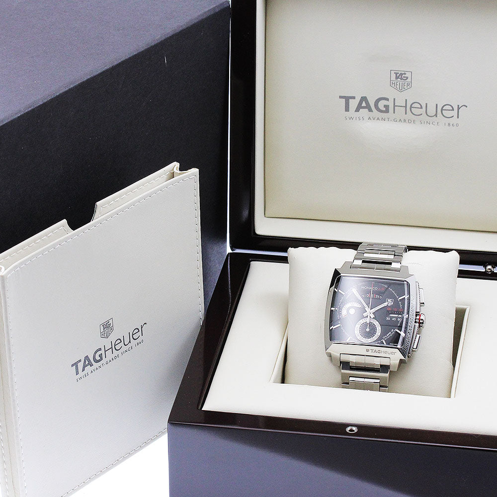 TAG HEUER Monaco LS CAL2110 Chronograph black Dial Automatic Men's Watch_872616