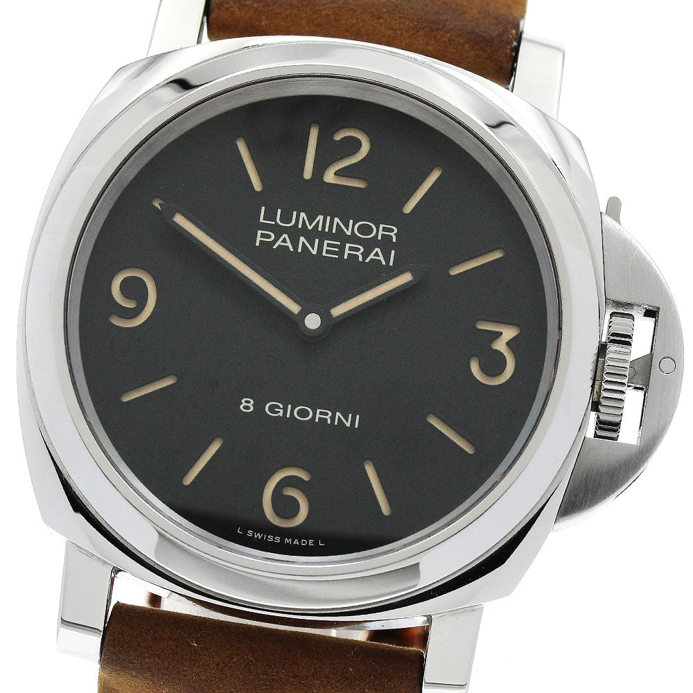 PANERAI Luminor base PAM00914 8 days black Dial Hand Winding Men's Watch_872650