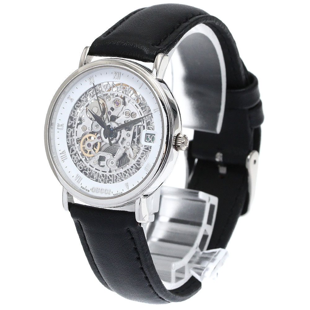 GUCCI 700SQ PT950 skeleton Dial Automatic Men's Watch_872660