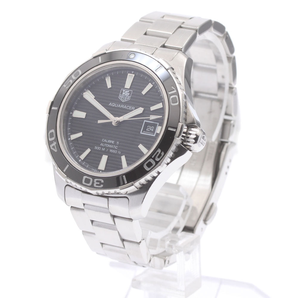 TAG HEUER Aqua Racer Caliber 5 WAK2110 Date black Dial Automatic Men's_872677