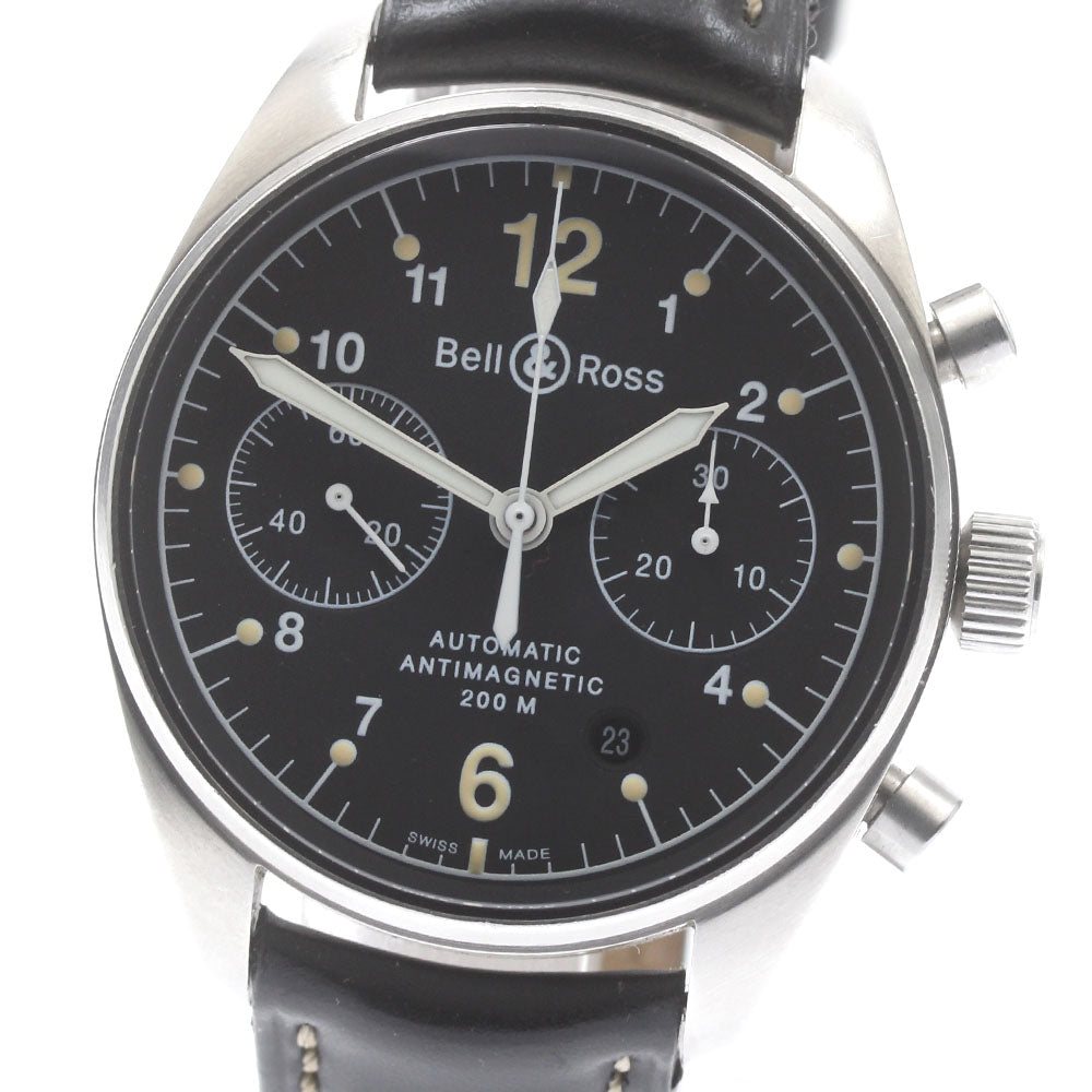 Bell＆Ross vintage Chronograph Date black Dial Automatic Men's Watch_872703