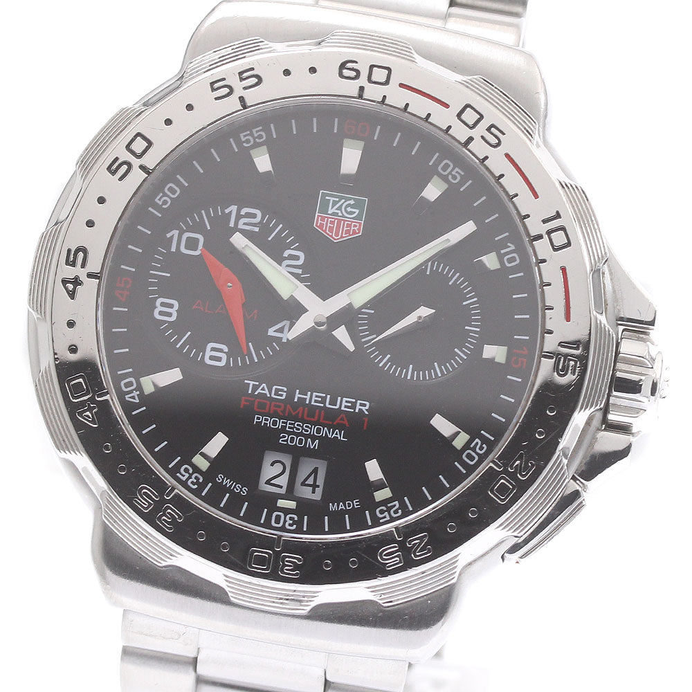 TAG HEUER Formula 1 WAH111C alarm black Dial Quartz Men's Watch_872704