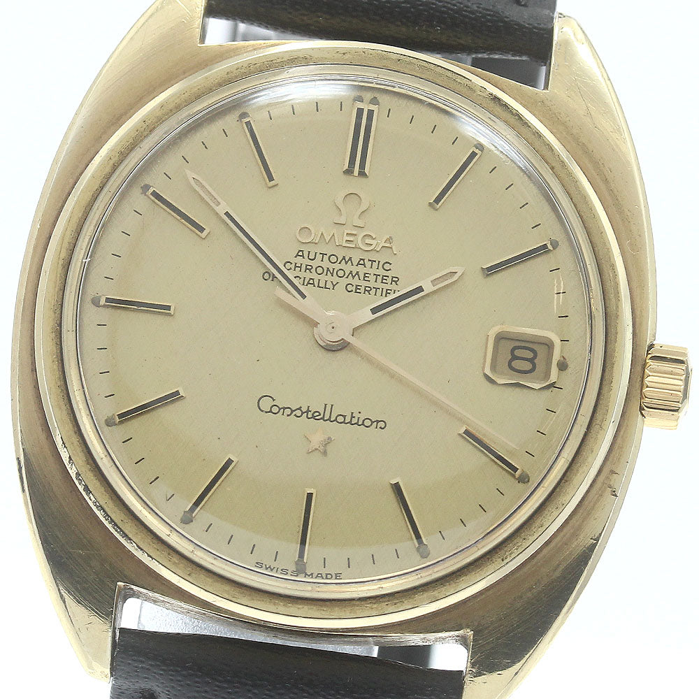 OMEGA Constellation 168.017 Date Cal.564 gold Dial Automatic Men's Watch_872707
