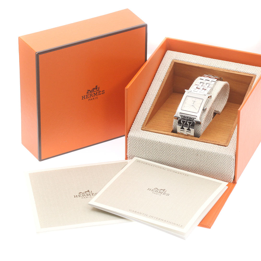 HERMES H watch HH1.210 beige Dial Quartz Ladies Watch_872710