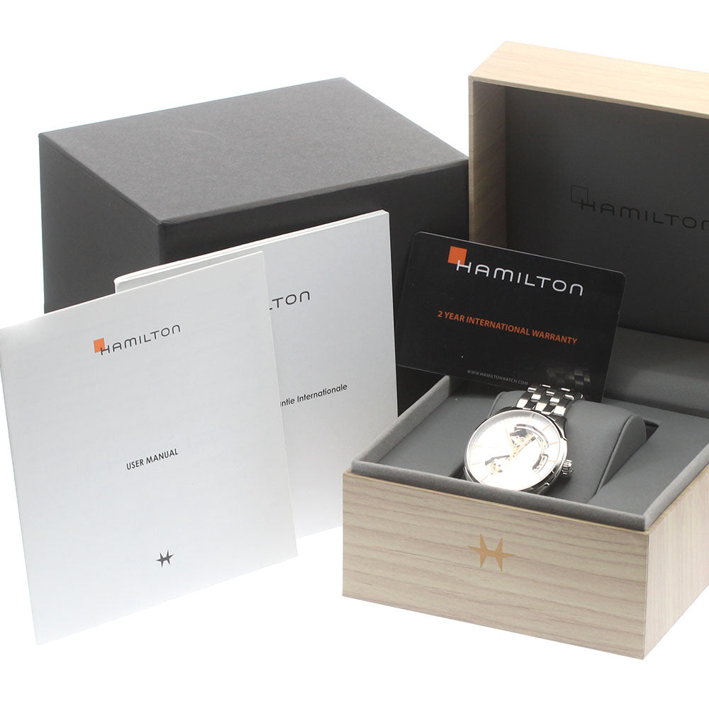 HAMILTON Jazz master H326750 Open heart Silver Dial Automatic Men's Watch_872712