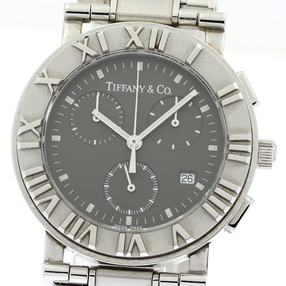 TIFFANY&Co. Atlas Chronograph Date gray Dial Quartz Men's Watch_872713