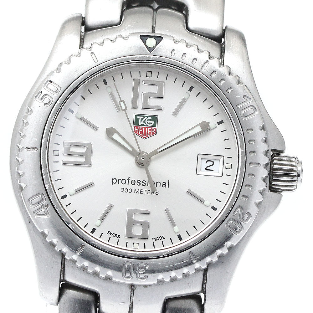 TAG HEUER Link WT1212 Date Silver Dial Quartz Men's Watch_872731