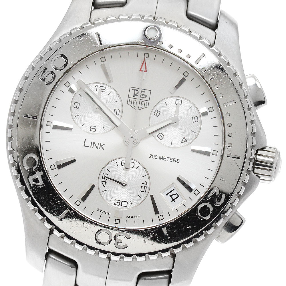TAG HEUER Link CJ1111 Chronograph Silver Dial Quartz Men's Watch_872759