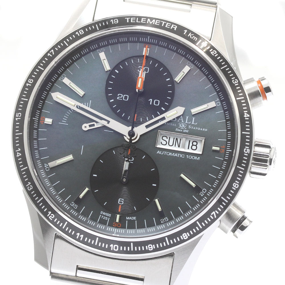 BALLWATCH Stokeman Storm Chaser Pro CM3090C Chronograph Black shell Dial Automatic Men's Watch_872765