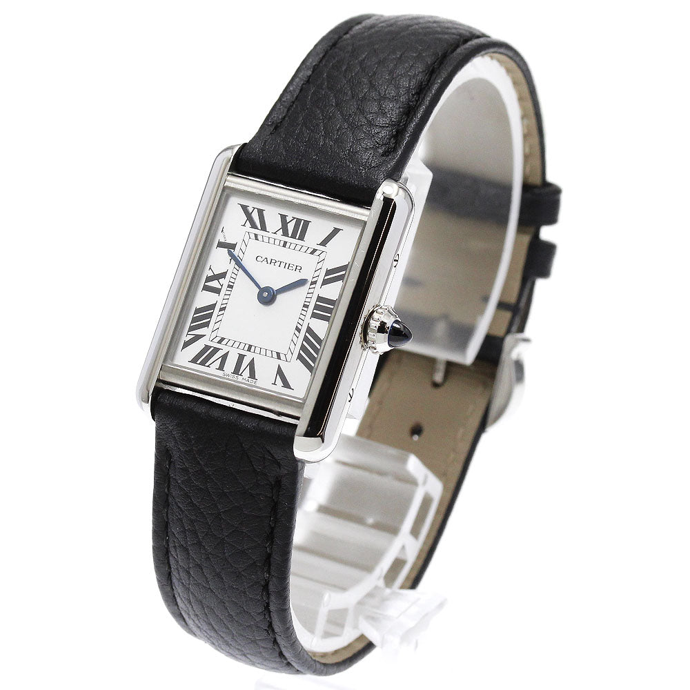 CARTIER tank mast SM WSTA0042 Silver Dial Quartz Ladies Watch_872775