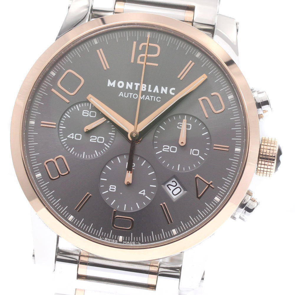MONTBLANC Time walker 7141 Chronograph gray Dial Automatic Men's Watch_872780